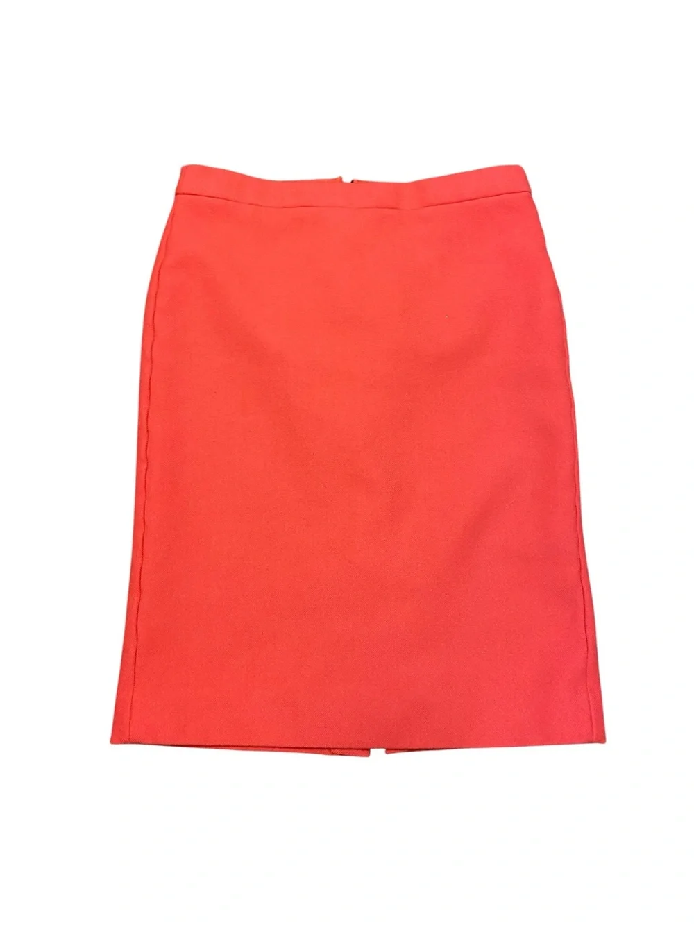 J. Crew Women’s 100% Wool No 2 Pencil Skirt Size 10T Coral Lined Office Work